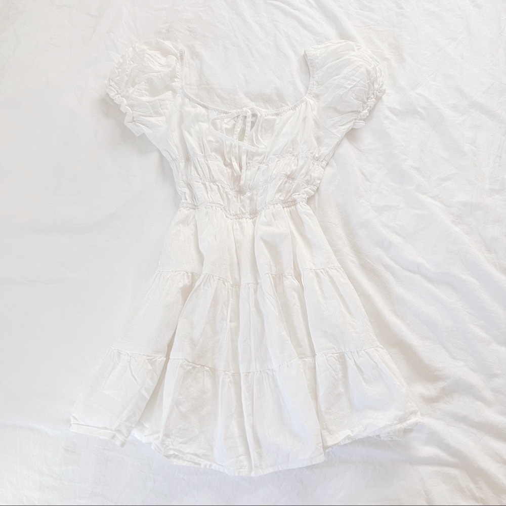 Puff Sleeve Milkmaid Dress